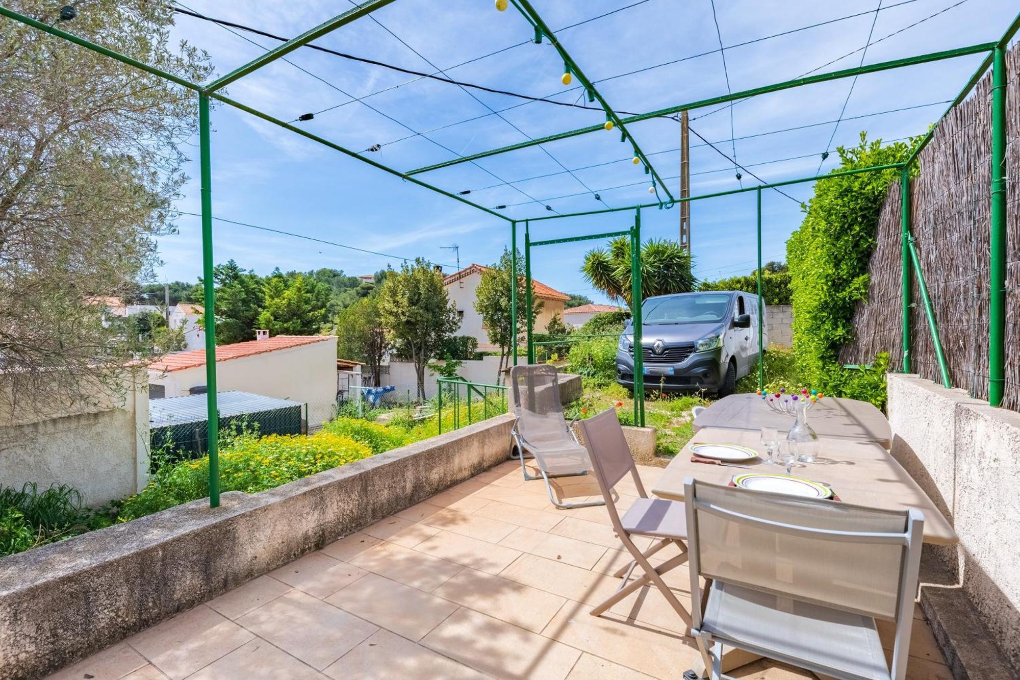 La Paillote De Jcc - 500 Metres De La Plage Martigues Zewnętrze zdjęcie